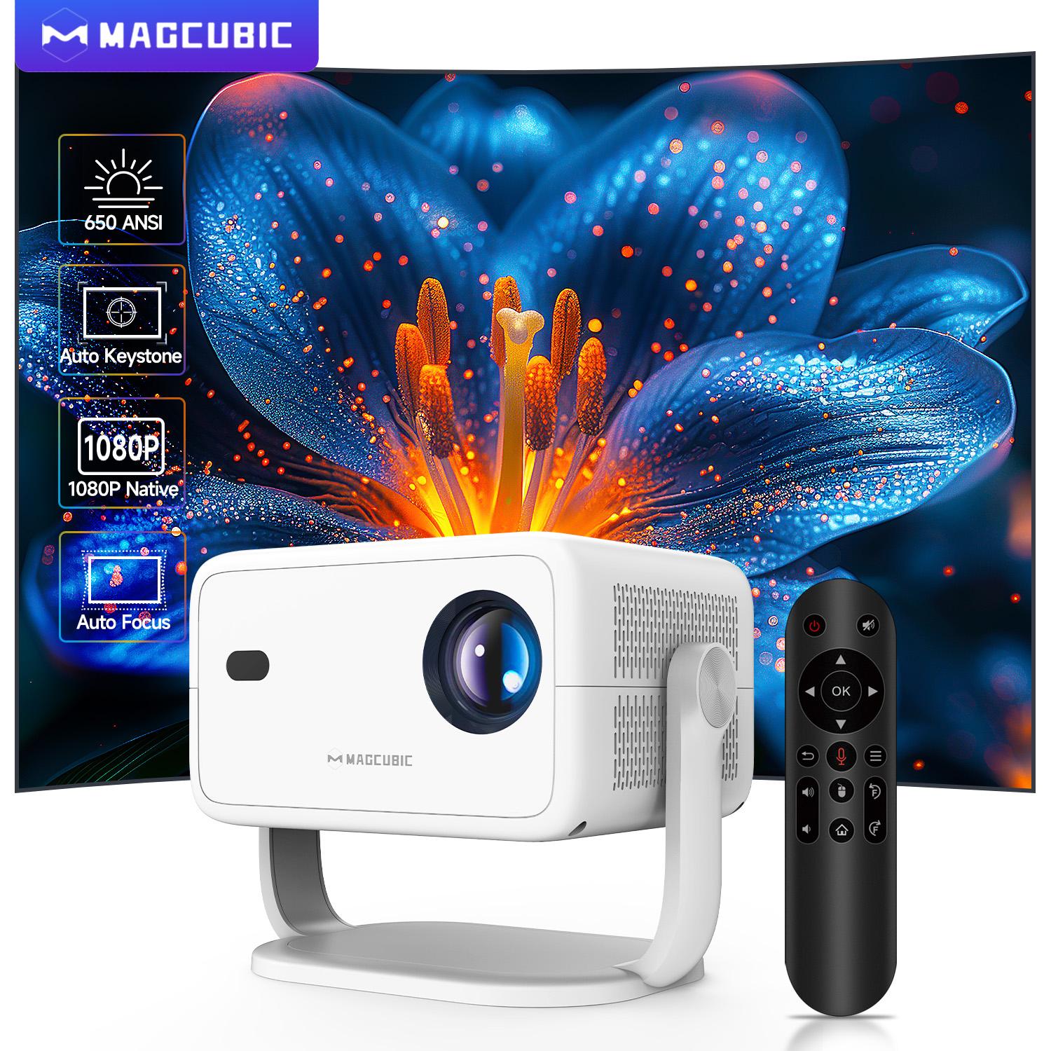 Retro Gaming Projector - Projektor Magcubic Native 1080P 650ANSI 8K