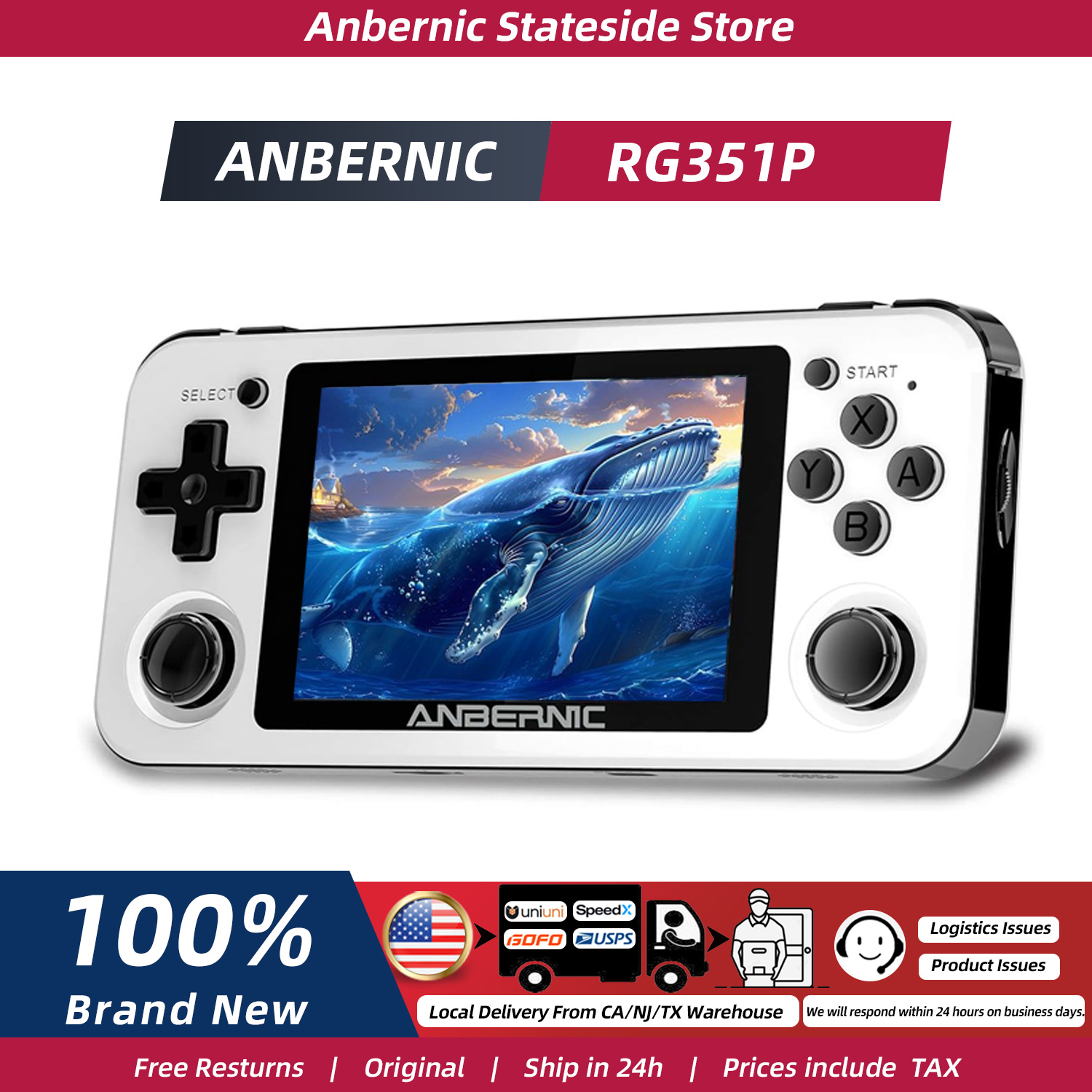 Retro Gaming Kiosk - ANBERNIC RG351P Przenośna Konsola Retro do