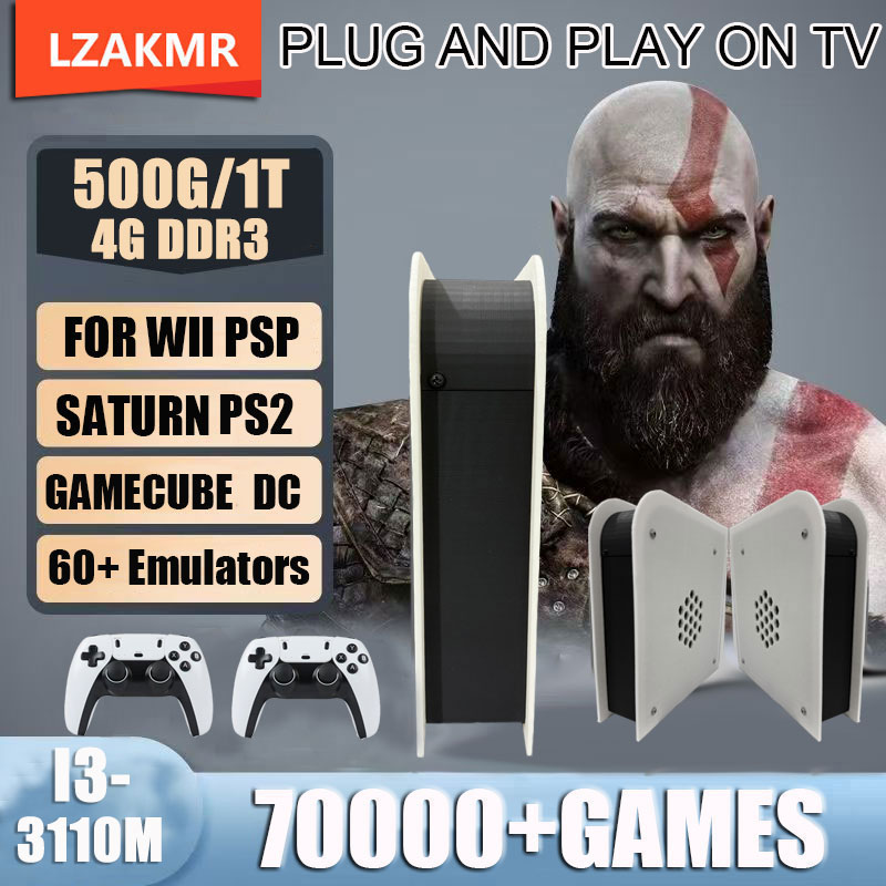 Retro Gaming Ps2 - Bezprzewodowy Kontroler 8G RAM Konsola Retro