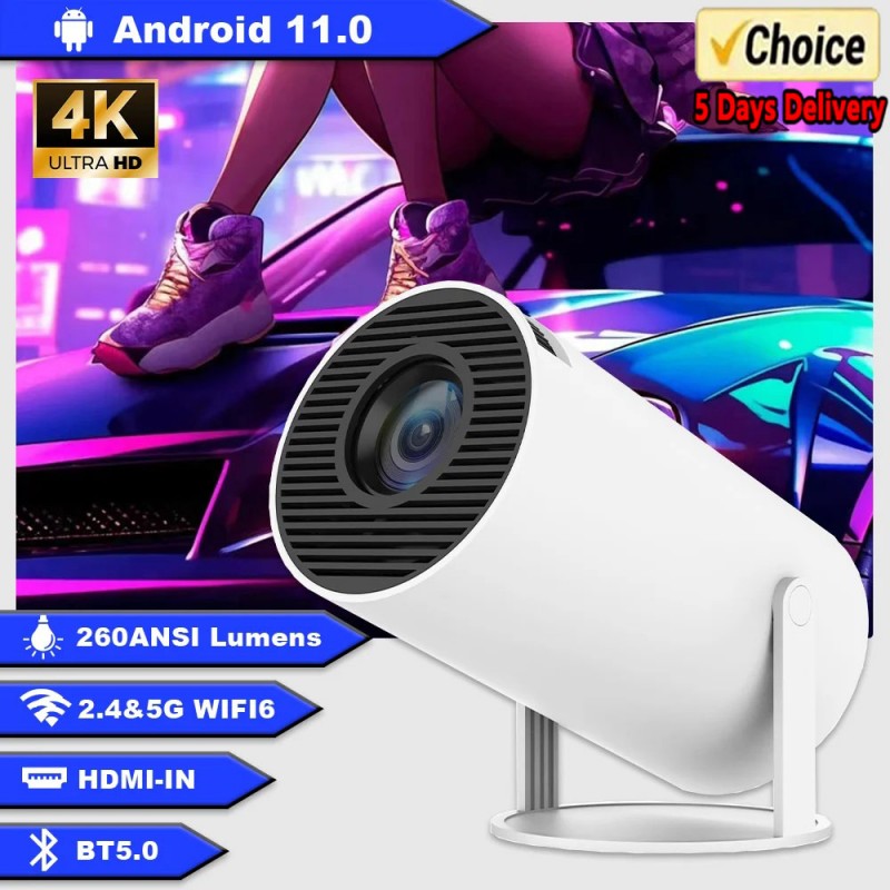 Retro Gaming Projector - Mini HY300 Inteligentny Projektor Android Przenośny