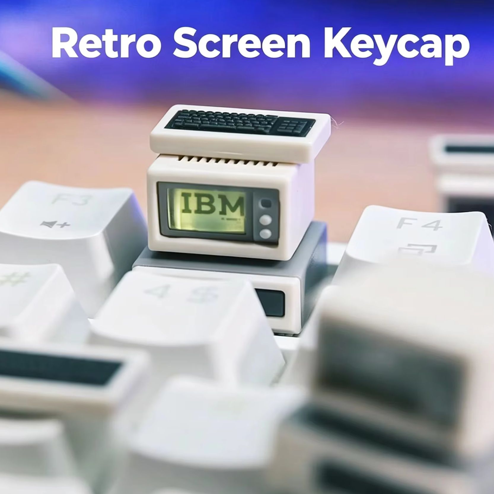 Retro Gaming Expo - Podświetlana nakładka na klawisz komputera w