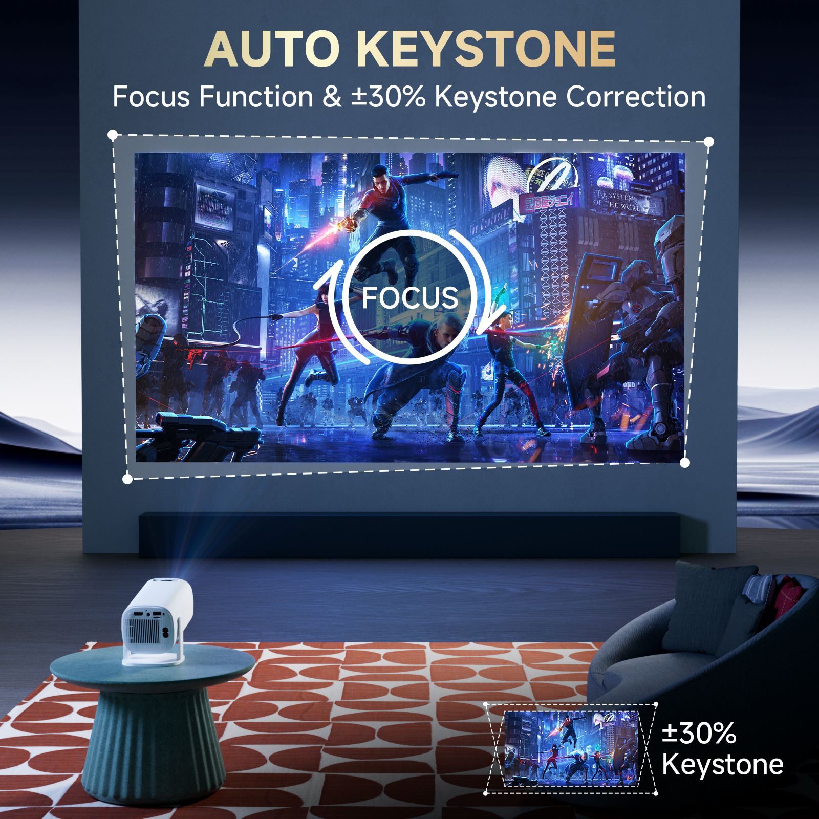 HONGTOP P30PRO Inteligentny Mi – Retro Gaming Projector recenzja i cena