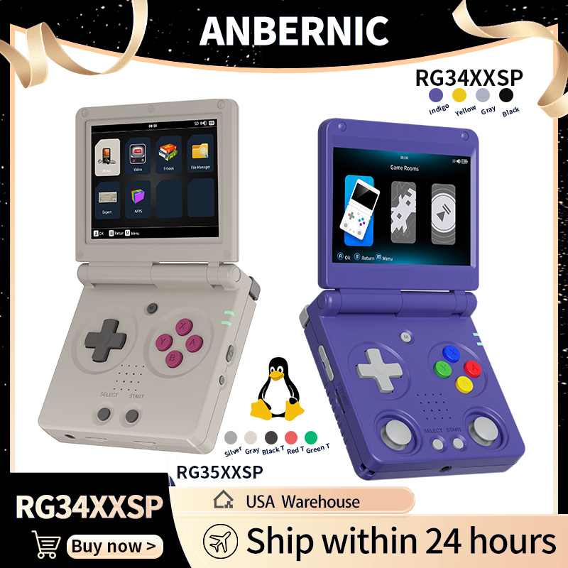 Anbernic RG34XXSP RG35XXSP Kon – Retro Gaming Kiosk recenzja i cena