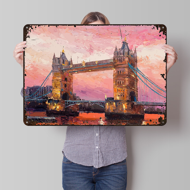 Plakat Metalowy Podróż do Lond – Retro Gaming London recenzja i cena
