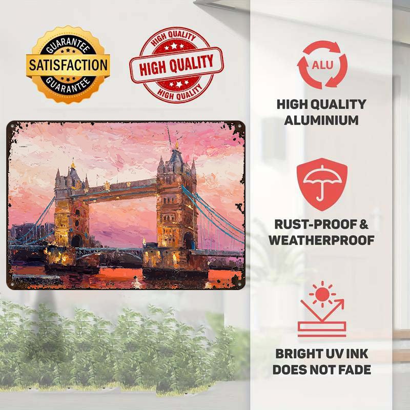 Plakat Metalowy Podróż do Lond – Retro Gaming London recenzja i cena