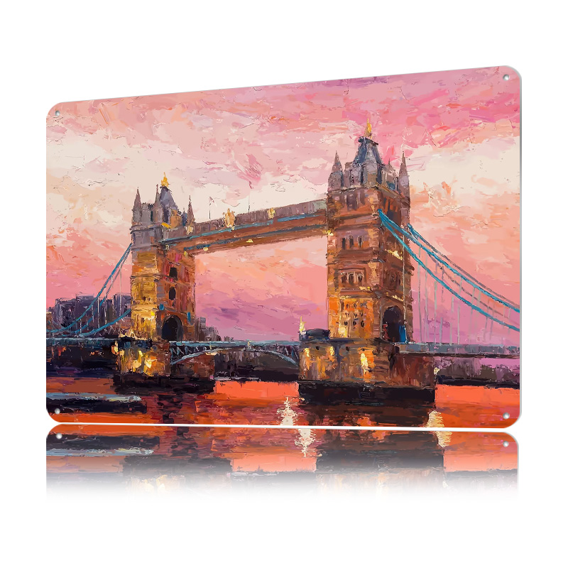Plakat Metalowy Podróż do Lond – Retro Gaming London recenzja i cena