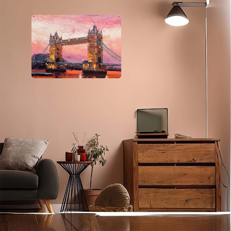 Plakat Metalowy Podróż do Lond – Retro Gaming London recenzja i cena