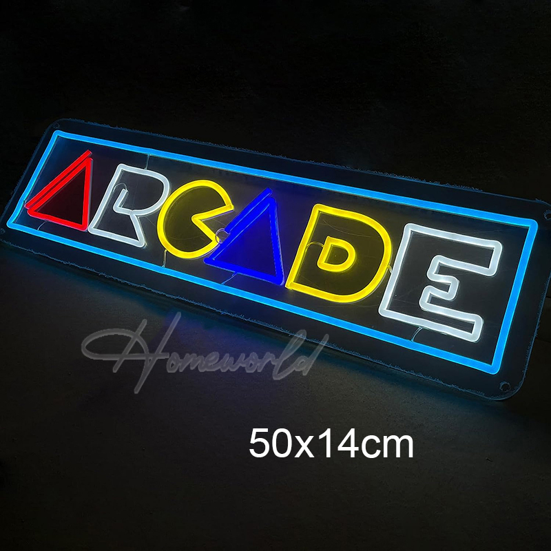 Arcade Neon Sign LED Game Room – Retro Gaming Projector recenzja i cena