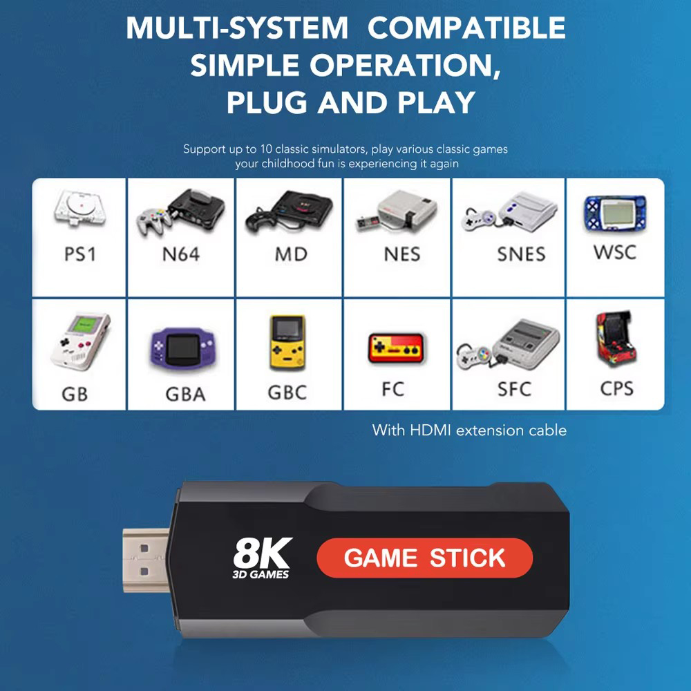 Konsola X2 Game Stick HD 4K 8K – Retro Gaming Android recenzja i cena